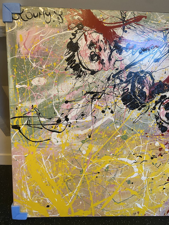 Image 1 of Schilderij Jean Koumy - Cobra Beweging