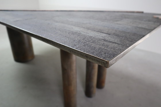 Image 1 of Tavolo da pranzo postmoderno di Pia Manu, Belgio, 1990 ca.