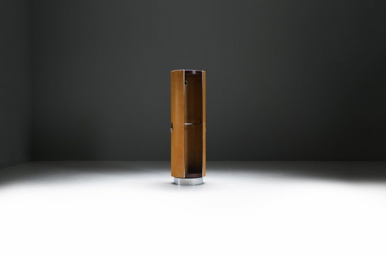 Image 1 of Vintage TUCROMA rotating warderobe with mirror by Guido Faleshini - i4 Mariani