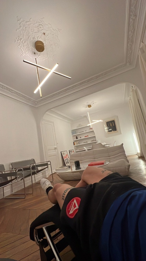 Coppia Lampade a sospensione Flos Coordinates S1 Gold – Michael Anastassiades – Aluminium (photo 11 of 13)