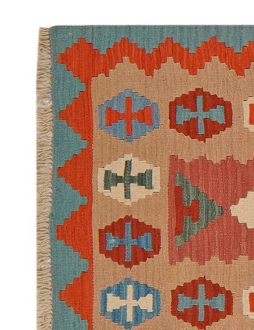 Hand-woven kilim gashgai 290 x 80 cm
