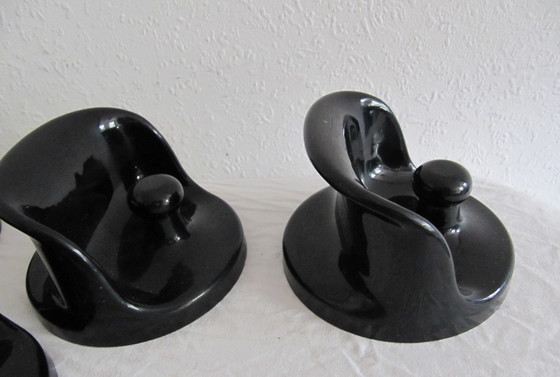Image 1 of 4x Wall Hooks Olaf von Bohr No. 4702 Kartell 1970s