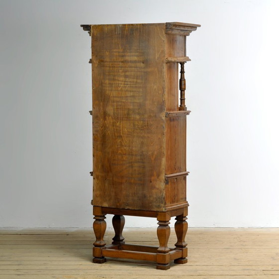 Image 1 of Meuble rustique allemand en pin et chêne, vers 1850