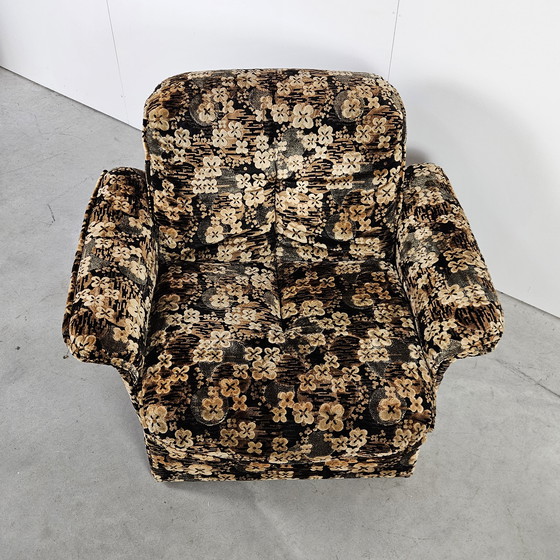 Image 1 of Fauteuil vintage Flower Power
