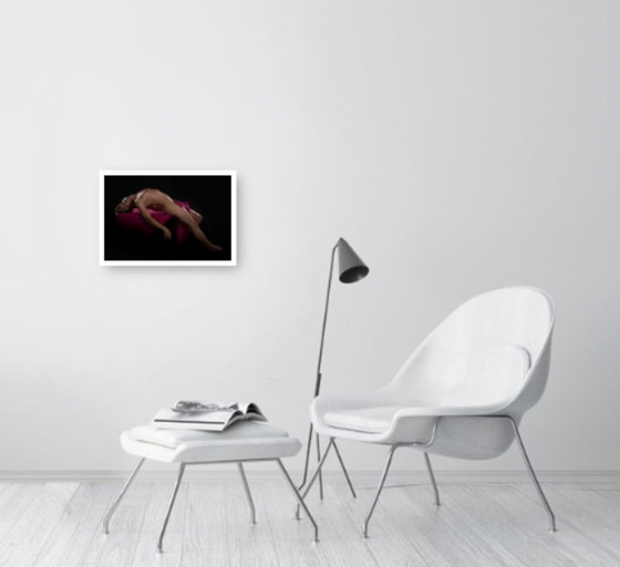 Image 1 of “Recline in Crimson” – Limited Edition Photolithograph (1/25)