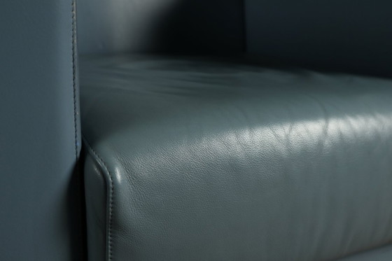 Image 1 of Pair of "Moji" Armchairs by Shigeru Uchida for Poltrona Frau, Italy