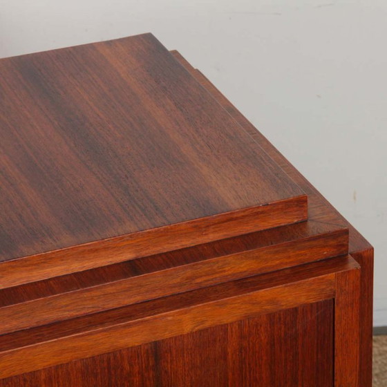 Image 1 of Commode Art déco en noyer, travail français, circa 1930-1940