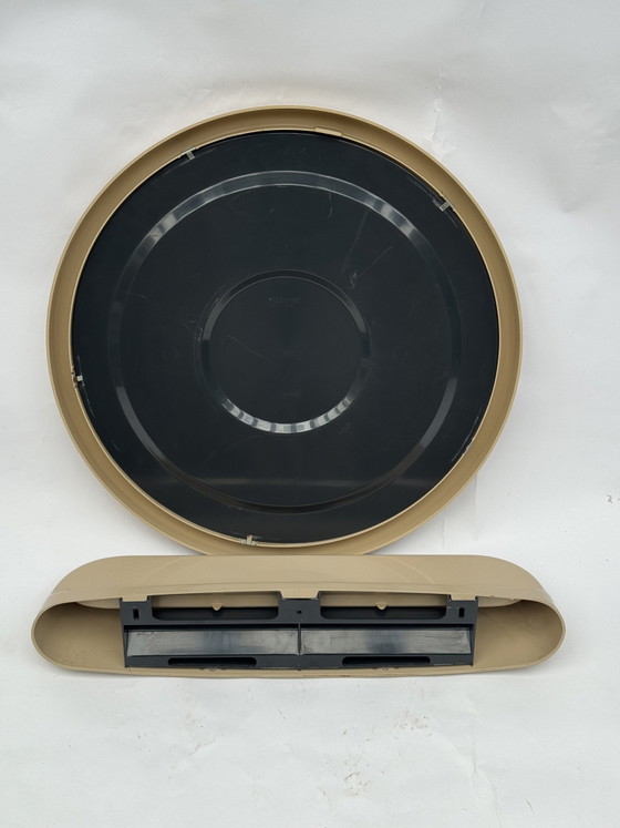 Image 1 of Rare Curver Space Age Bathroom Mirror & Shelf Set | Dutch Design 1970s