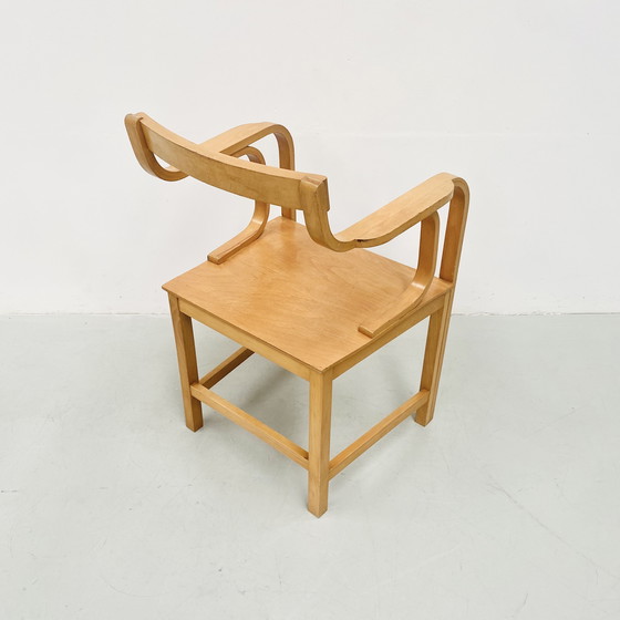 Image 1 of Sperrholzsessel aus Buche von Enraf Nonius Delft, 1970er