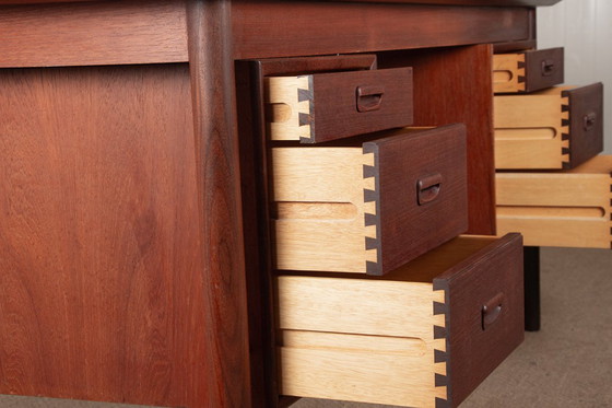 Image 1 of Escritorio ejecutivo danés diseñado por Gunnar Nielsen Tibergaard en 1960.