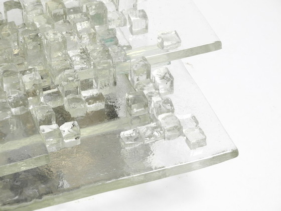 Image 1 of Preciosa lámpara de pared de cristal de Murano de Albano Poli para Poliarte, Italia, años 70.