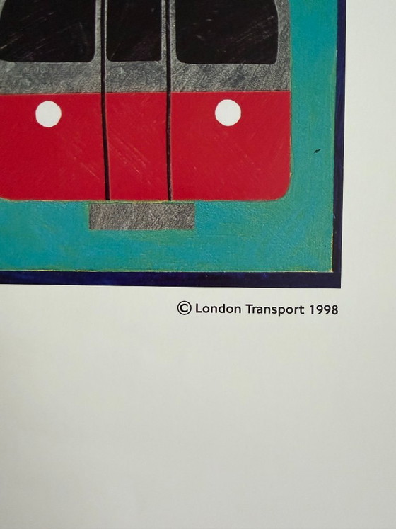 Image 1 of Lesley Saddington, Simply Showbiz by Tube and Bus (1998), Poster originale della prima edizione, stampato nel Regno Unito