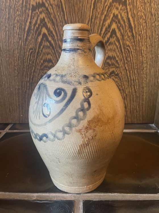 Image 1 of Satz von elsässischen Ölkrügen aus dem späten 18. und frühen 19. Jahrhundert