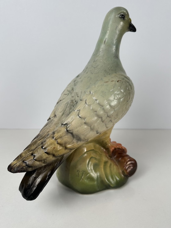 Image 1 of Statua d'epoca di un piccione viaggiatore