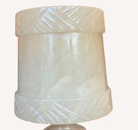 Image 1 of Lampada da tavolo vintage in alabastro