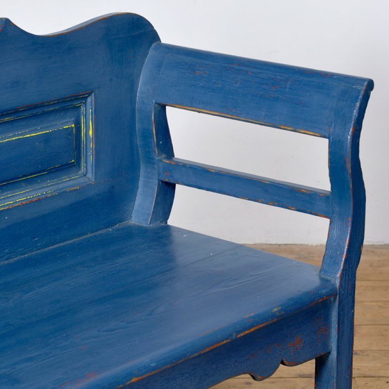 Image 1 of Antique pine bench, 1900s