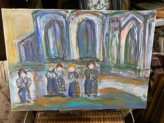 Image 1 of Collectible painting Bohemian Artist's Studio