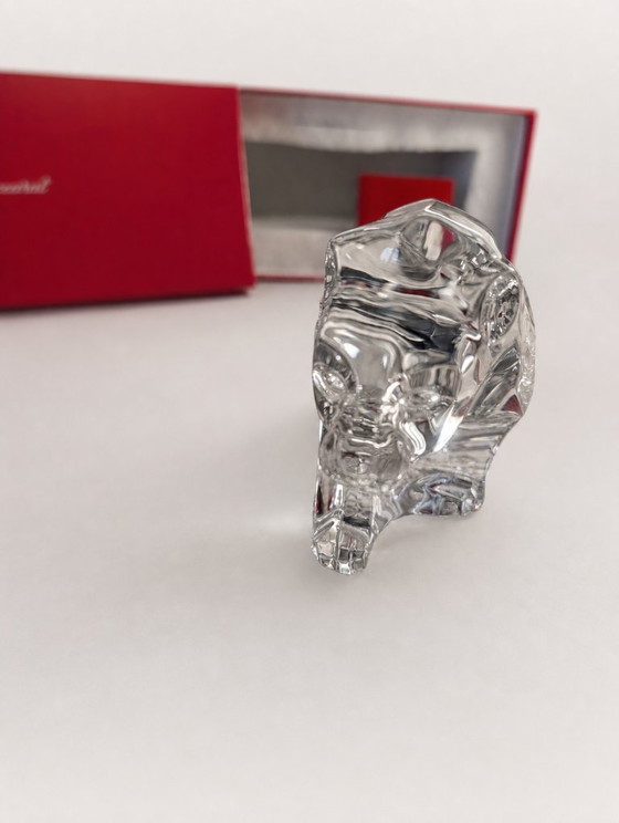 Image 1 of Baccarat - Sculpture, Lion - 27 cm - Crystal