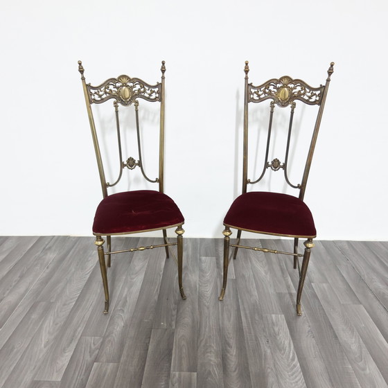 Image 1 of Pair of Pier Luigi Colli Style Mid-Century Design Chairs from the 1950s