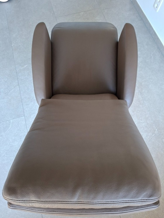 Fauteuil inclinable en cuir Durlet Aston – Design par Anita Schmidt – Fauteuils d'appoint, Leather (photo 14 of 15)