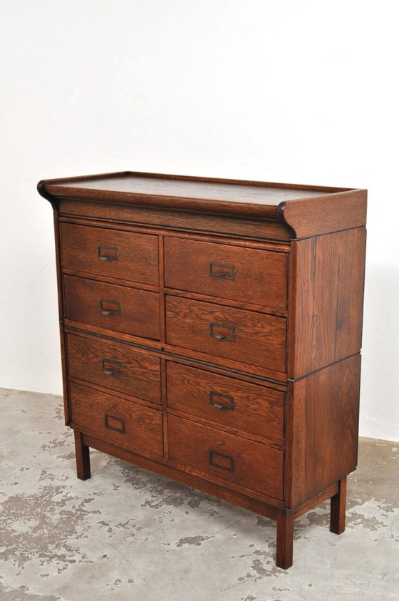 Cassettiera antica Globe Wernicke, primi del '900. – Cassettiere, Wood (photo 9 of 14)