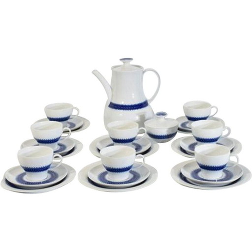 Service à thé vintage en porcelaine par Tapio Wirkkala pour Thomas, Allemagne 1967