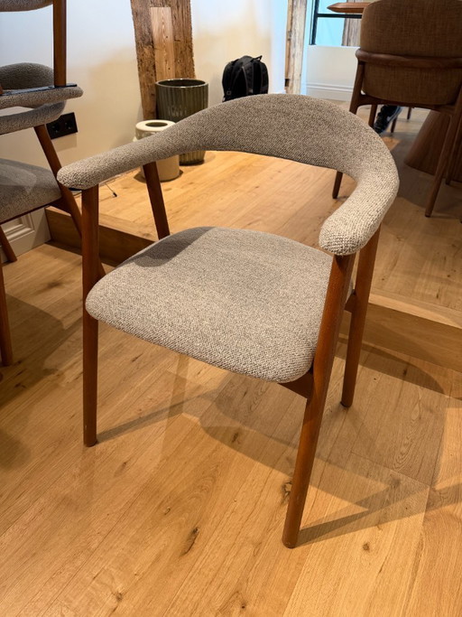 Chaise de salle à manger nordique fonQ - Noyer 8x