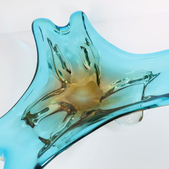 Piatto in vetro soffiato di Murano, anni '60 – Plat en verre soufflé de Murano, années 1960 (photo 8 of 8)