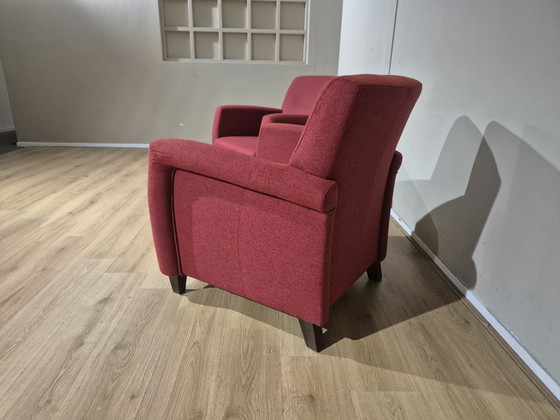 Image 1 of 2x Henders and Hazel - Saarbrucken - Poltrone - Rosso