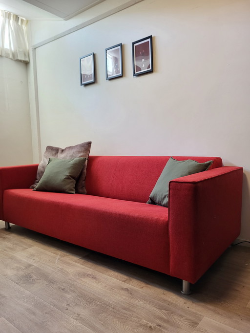 Red 3-Seater Designer Sofa | Rachmaninoff Front Street | €250