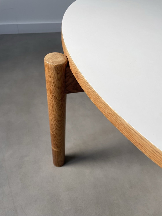 Vintage Round Coffee Table – Wood (photo 10 of 13)