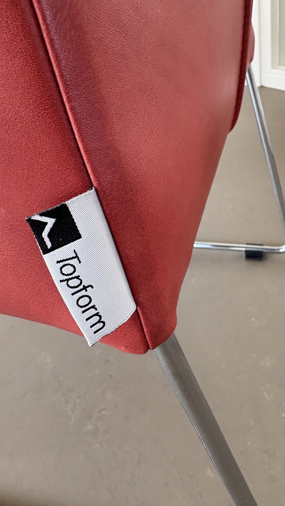 Image 1 of 4 sedie da pranzo in tubo Topform con braccioli