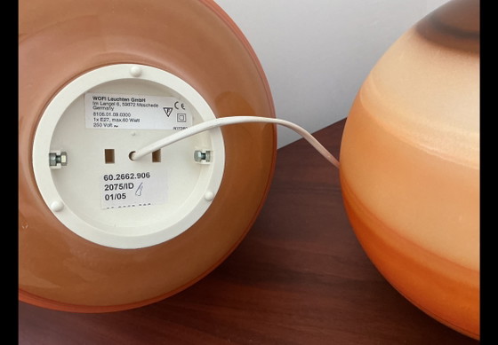 Image 1 of 3 lampade a globo Wofi anni '80