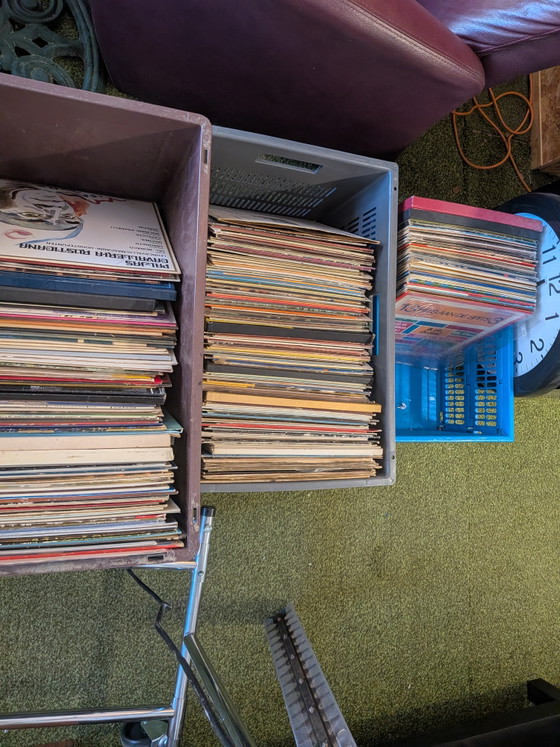 Image 1 of Collection exceptionnelle de disques vinyles | Plus de 1000 LP | Intérieur vintage et lot de collection