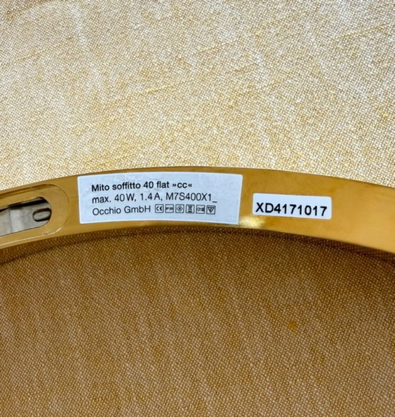Image 1 of Paire de lampes design Occhio par Axel Meise 40 Flat - Excellent état de fonctionnement