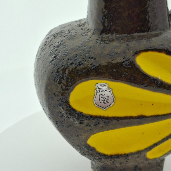 Image 1 of Vaso Germania Ovest ES Ceramics | Petalo Giallo 873-15