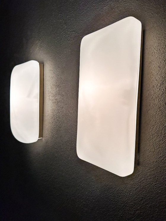 Image 1 of Paire d'appliques murales vintage