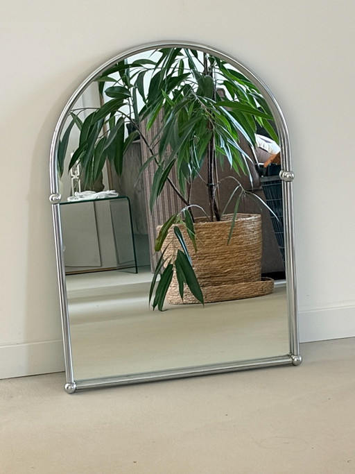 Vintage French arch mirror