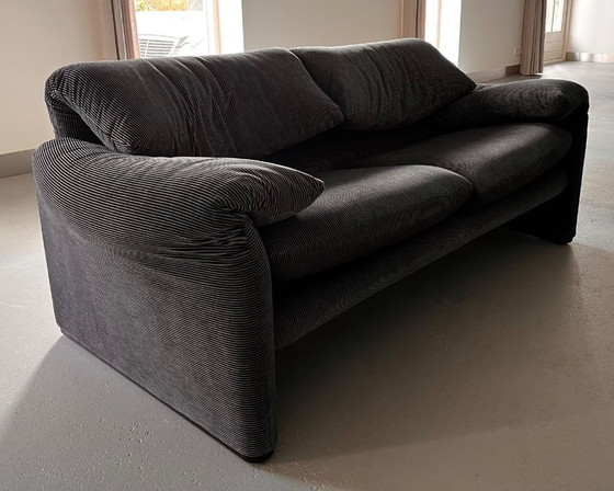 Image 1 of Cassina Maralunga 2-Zitsbank von Vico Magistretti