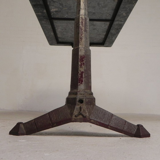 Bistro table with marble top on a cast iron frame, 1930s – Dining tables (photo 20 of 24)