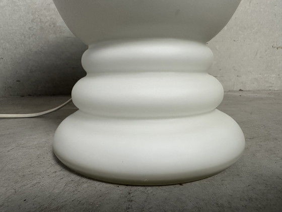 Image 1 of 2x vintage opaline vase lamps