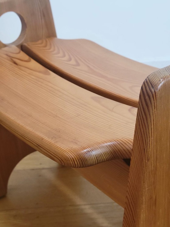 Image 1 of Taburete de pino de Gilbert Marklund para Furusnickarn, Suecia