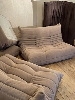 Togo biplaza avellana Ligne Roset