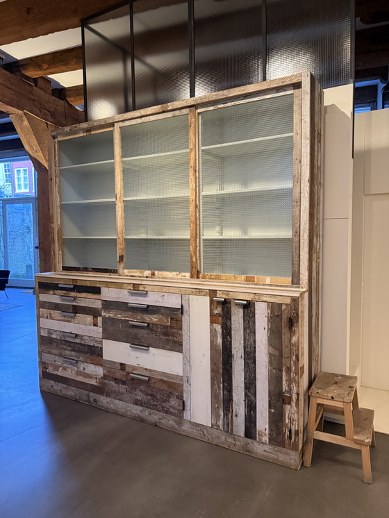 Image 1 of Piet Hein Eek Werkplaatskast (Cassettiera da cucina) 244 x 244 x 60 cm