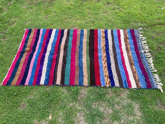 Marokkaans wollen tapijt, uniek ontwerp 150/300 – Vloerkleden en tapijten, Wool (photo 2 of 8)