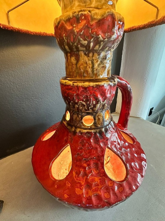 Image 1 of Ceramic Fat Lava floor lamp West Germany