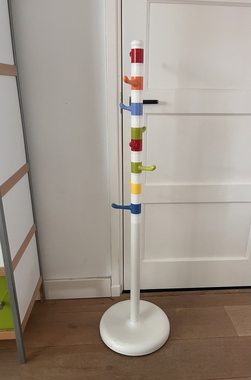 Krokig Ikea Memphis Style coat rack – kapstokken, Metal, Plastic