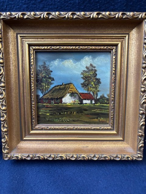 Image 1 of Schilderijen Kunstschilder R Van Geel (20ste Eeuw)