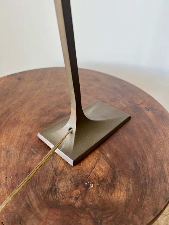 Art Deco brass table lamp. France, early 20th Century – Lighting, Porcelain (photo 6 of 12)