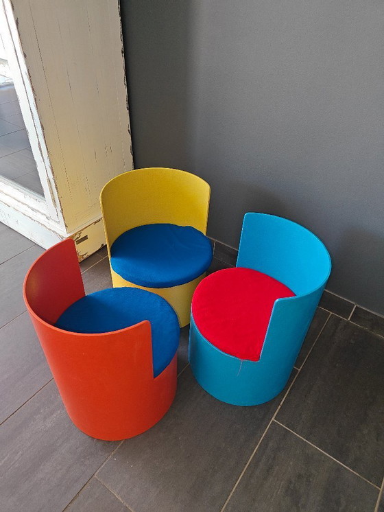 Image 1 of 3 Children's chairs by Paidi Years 60s/70s